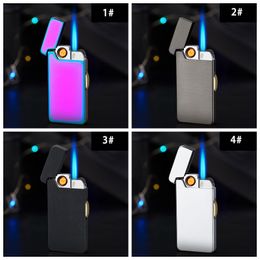 Novelty USB Charge Electric Lighter Rechargeable Inflatable Dual Purpose Portable Windproof Lighters Smoking Accessories No Gas BC BH4562