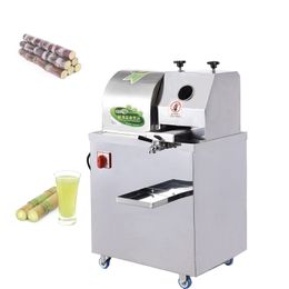 High quality commercial sugarcane juicer 220v semi-automatic stainless steel desktop 350kg/h sugarcane juicer sugarcane crusher 1100w