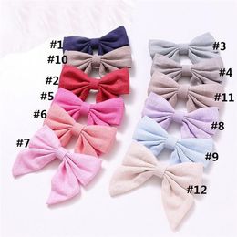 Hot Trends In Europe and America Girls Hairpin Headdress Cotton and linen cloth Swallowtail butterfly Hairpin Children Hairbands FY4348