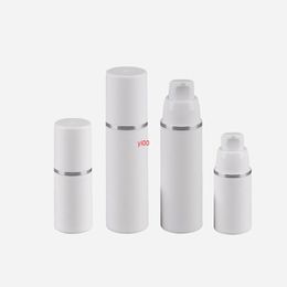 15g 30g 50g white Airless Lotion Cream Pump Bottle Small Travel Cosmetic Skin Care Plastic Container Dispenserhigh qualtity