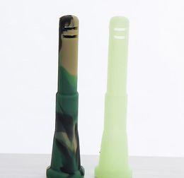 2022 NEW Retail 4 Inch Silicone Down Stem For Glass Bong Tube Coloured Options Popular&Convenient To Use fansfun