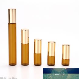 30pcs Mini Clear Refillable Roller Ball Simple Oil Perfume Bottle UV Coating Essential Fragrance Pot Cosmetic Makeup Tools