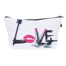 Digital Printed Bride Makeup Bags Girls Brides Letters Toiletry Bag Lipstick Eyelashes Cosmetic Bag Makeup Pouch Gift Bag