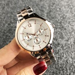 Watch Automatic Male Fashion Brand Wrist Watch for Women's Steel Metal Band Quartz Watches Wholesale Items for Business