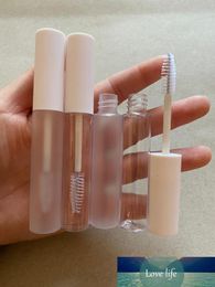 10ml Empty Frosted Transparent Mascara Tubes Cosmetic Containers Eyelashes Cream Matte Clear Packing Bottle Matte White Lids