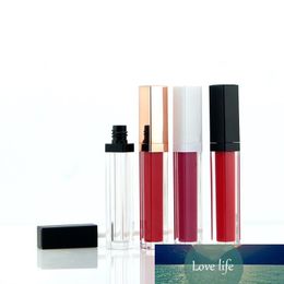 5ml Rose Gold/White/Black Caps Lipgloss Tubes Empty Cosmetic Lipstick Lipgloss Clear Containers Transparent Lip Glaze Bottles