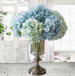 Short branch dream Hydrangea artificial flower Decorative Flowers home soft wedding photography set handicraft