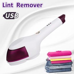 Electric Lint Remover Machine With Clothes USB Rechargeable Fabric Shaver Fuzz Pills for Wool Sweaters Clothing Lint Pellet Y200320