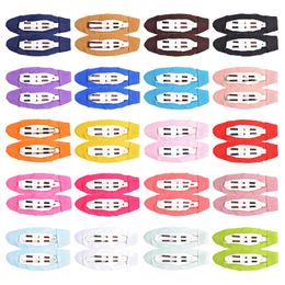 Wholesale Simple Baby Cloth BB Clips Side Bangs Clip Candy Color Cloth Hair Clips Art Child Hairpin Barrettes Jewelry Gifts Hair Accessories