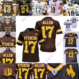 Wyoming Football Jersey Ncaa College Sean Cambers Tyler Vander Waal Titus Swen Ragib Ismail Jr. Austin Conway Garrett Crall Trey