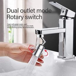 Universal Splash-proof Filter Faucet Kitchen Faucet Aerator Water Tap Nozzle Bubbler 720° Rotatable Water Saving Bathroom Faucet Filter30