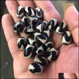 Metal Painting Arts, Crafts & Gifts Home Garden Factory Wholesale Tibetan Agate Tiger Tooth Tibet Beads Diy Buddha Drop Delivery 2021 Sel05