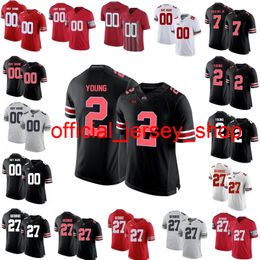 Ohio State Buckeyes Jerseys Eddie George Jersey Elliott Haskins Jr. Chase Young Justin Fields College Football Jerseys Stitched Custom