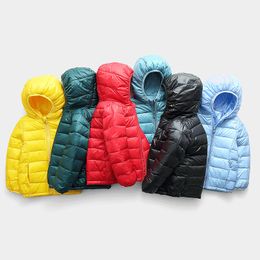 1-7Years Winter down jacket for girls boys children clothing winter coat for kids overall clothes for winter toddler baby LJ201125