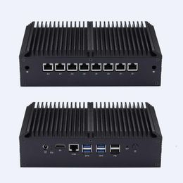 -Mini PCS Wantless Industrial PC 8 Ethernet I211AT I350 Celeron 3867U I3 8130U PFSense Firewall Mar Router Server Barebone Desktop ESXI1