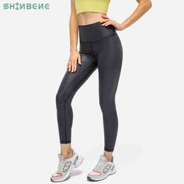 SHINBENE 25" CLASSIC 2.0&Liquid Shine Yoga Pants Workout Gym Tights Women High Waist Mid Impact Fitness Training Sport Leggings H1221