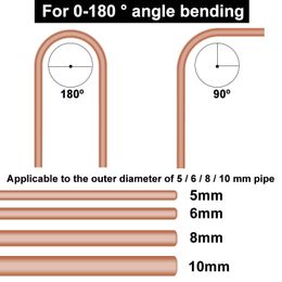 4mm 6mm 8mm 10mm 3/16 "1/4 5/16 3/8 Pipe Bending Tool Heavy Duty Tube Tubing Bender Pliers Y200321