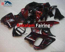 ABS Plastic Cowling CBR900RR 893 1992 1993 For Honda CBR893 CBR900 CBR 900RR 92 93 CBR 893RR Red Flame Black Motorcycle Bodywork Fairing