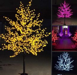 LED Christmas Light Cherry Blossom Tree 1248pcs LED Bulbs 2.2M Height Indoor or Outdoor Use Free Shipping Drop Shipping Rainproof