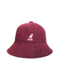 Ball Caps 2024 Kangaroo Kangol Fisherman Hat Sun Hat Sunscreen Embroidery Towel Material 3 Sizes 13 Colours Japanese Ins Super Fire Hat d4