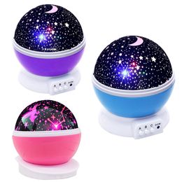 Star Sky Projector Romantic Cosmos Night Lamp LED Projection Lamp Bedroom Decoration Portable Home Decor Gift