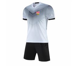 VfB Stuttgart Kids Tracksuits leisure Jersey Adult Short sleeve suit Set Men's Jersey Outdoor leisure Running sportswear