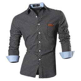 jeansian Spring Autumn Features Shirts Men Casual Jeans Shirt New Arrival Long Sleeve Casual Slim Fit Male Shirts 8615 201026