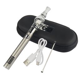 EGO-T Wax Globe Vape Pen Starter Kits Dab Dome Attachment Vaporizer Glass Bulb Waxy Vapour with UGO V II EVOD Micro USB Passthrough