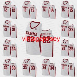 Adam Cottrell Jersey Jaden Quinerly John Petty Jr. Keon Ambrose-Hylton Britton Johnson Alabama Crimson Commemorative College Basketball