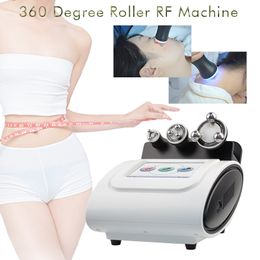 360 degree Head Rotating RF Body Slimming Radio Frequency Skin Tightening Beauty Equipment With LED Light Therapy