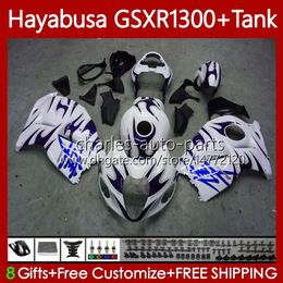 Hayabusa For SUZUKI GSXR blue flames 1300CC GSXR-1300 1300 CC 02 03 04 05 06 07 Body 74No.283 GSX-R1300 GSX R1300 96-07 GSXR1300 96 1996 1997 1998 1999 2000 2001 Fairings