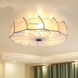 Ceiling Lights Nordic Simple Lamp Circular Cloth Art Led Light Japanese And Korean Living Room Bedroom Avize Lampara Techo