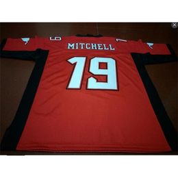 Benutzerdefinierte 604 Jugend Frauen Vintage Calgary Stampeders #19 Bo Levi Mitchell Fußballtrikot Größe S-4XL oder benutzerdefiniertes Trikot mit beliebigem Namen oder Nummer