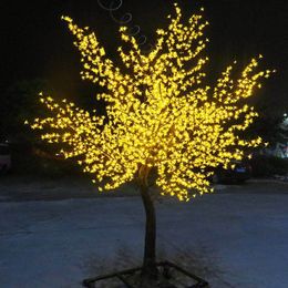 2.5m 1728PCS LEDS Shiny LED Cherry Blossom Christmas Tree Lighting Waterproof Garden Landscape Decoration Lamp For Wedding Party