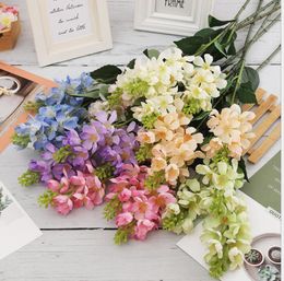 Imitation flower butterfly orchid artificial Decorative Flowers wedding decoration accessories photography props Nordic arrangement ornament Wreaths