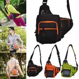 Waterproof Fly Fishing Waist Pack Crossbody Sling Bag Lure Tackle Bag WHShopping Q0705