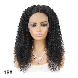 Short Curly Front Lace Wigs Synthetic Hair Wig European and American women's Cosplay Wig
