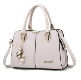 HBP Totes handväskor plånböcker högkvalitativa mjuka läder damer corssbody handväska handväska för kvinnor axelväska vit färg
