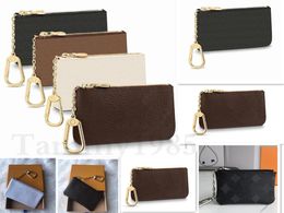 High Quality Luxurys New Key Pouch Wallets Leather Purse Famous Classical Designer Women card Holder Coin Purses Small 62650