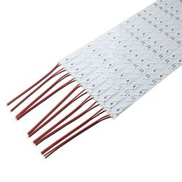 100pcs SMD 8520 LED Rigid Hard Strip Bar Light 100cm 1M 72leds Non-waterproof Aluminium Profile LED 12V for LED Strip