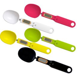 500g/0.1g Digital Kitchen Measuring Spoon Food Scale Spoon with LCD Display Electronic Scales Baking Supplies Kitchen Accessories HHF3300