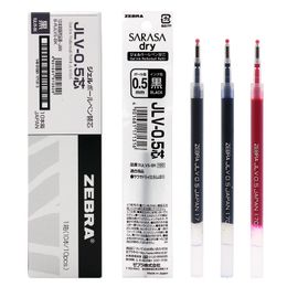 5pcs Zebra SARASA Dry Refills for Gel Pens 0.4/0.5mm Fast Dry Black Blue Red JLV 201202