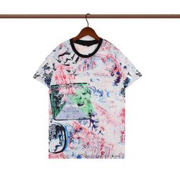 2022LL Mens Letter Print T Shirts 3D Designer Top Short Sleeve Tee Men s Clothing Luxury Clothes Paris Street