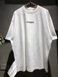 Brand Survetement Designer Tshirt FOR RENT Vetements T-Shirts High Quality Oversize RED Letter Printing Women Men Brand Vetements Tees V 320