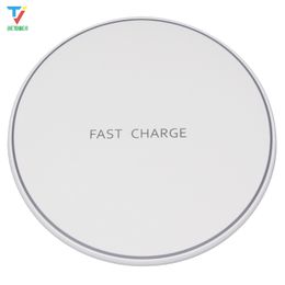 10W Qi Wireless Charger for iPhone Xs Xs Max Xr X 8 8 Plus Fast Wireless Charging Pad for Samsung Galaxy S10 S9 S8 S7 10pcs/lot