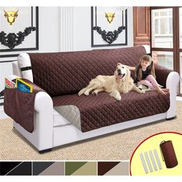 Sofa Cover For Pets Kids Protector Waterproof Stretch Elastic Sofa Covers For Living Room Sofa Couch Chair Recliner Cover 201222