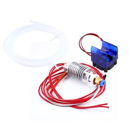 Cool 3D Printer Extruder Long-distance J-head Hotend for 1.75MM/0.3MM Filament Fan PTFE Tubing 3D Printer Parts