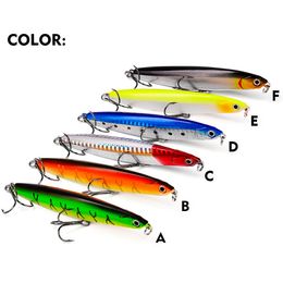 DHL transport 5 Colour 10cm 24g Submerged Pencil VIB Fishing Lure Hard Bait Minnow Crankbait Life-Like Swimbait Bass Fishing Baits Set