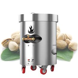 Commercial Vertical Nut Roasting Machine For Chickpea Macadamia Peanut Cashew Stainless Steel Nuts Baking Machine 200W