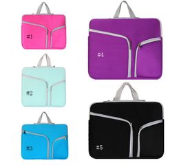 Slim Laptop Protective Case Zipper Bag Sleeve Pouch Handbag For Macbook Air Pro Retina 12 13 15 inch Storage Bag Travelling Bags